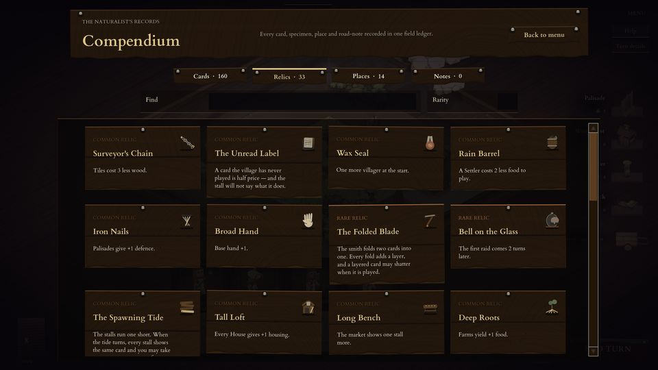 The ledger of jars: every relic recorded, each one a rule